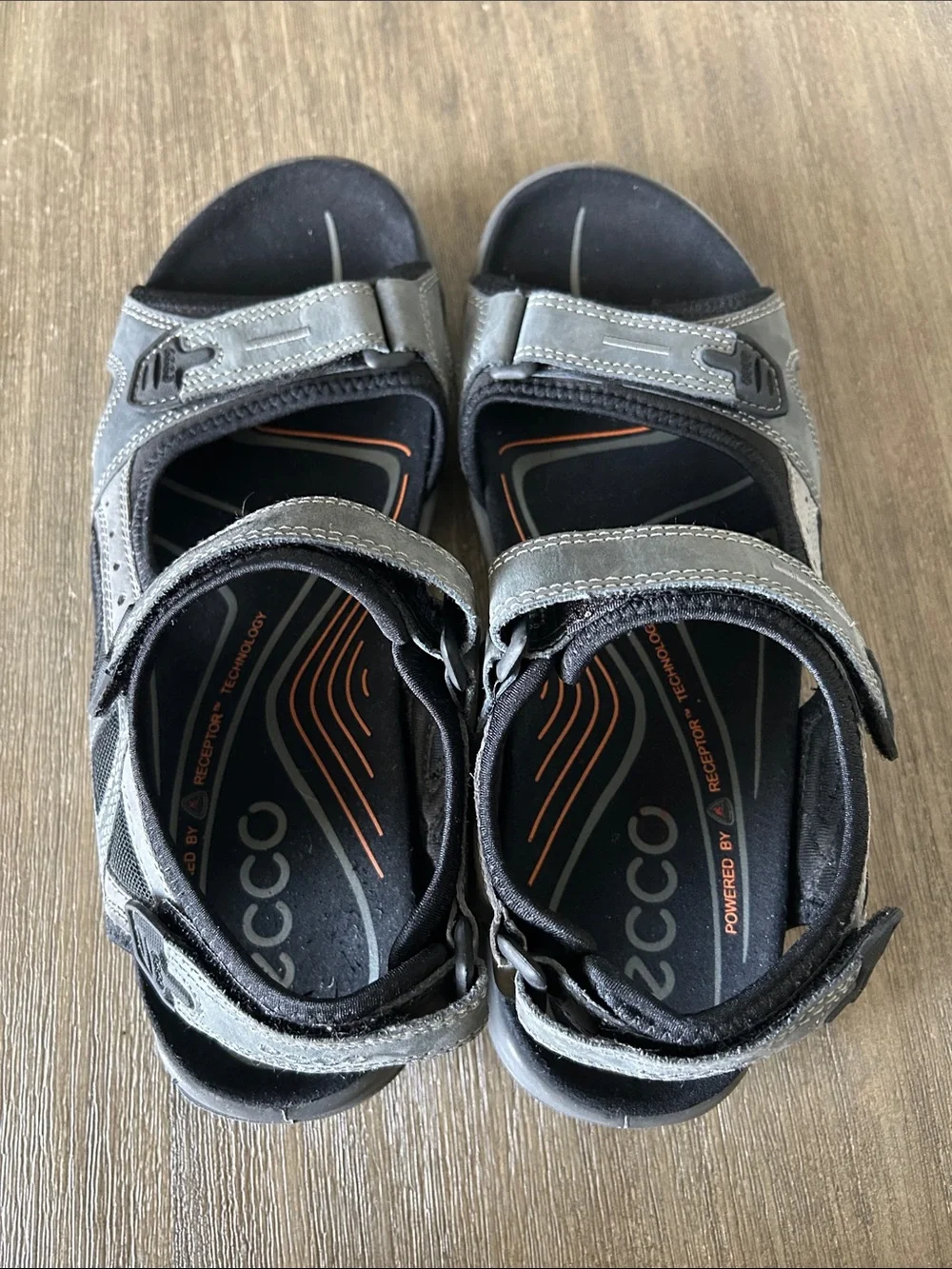 ECCO Offroad Men's Oiled-Nubuck Yucatan Walking Sandal, Like New, Sz. 11.5.
